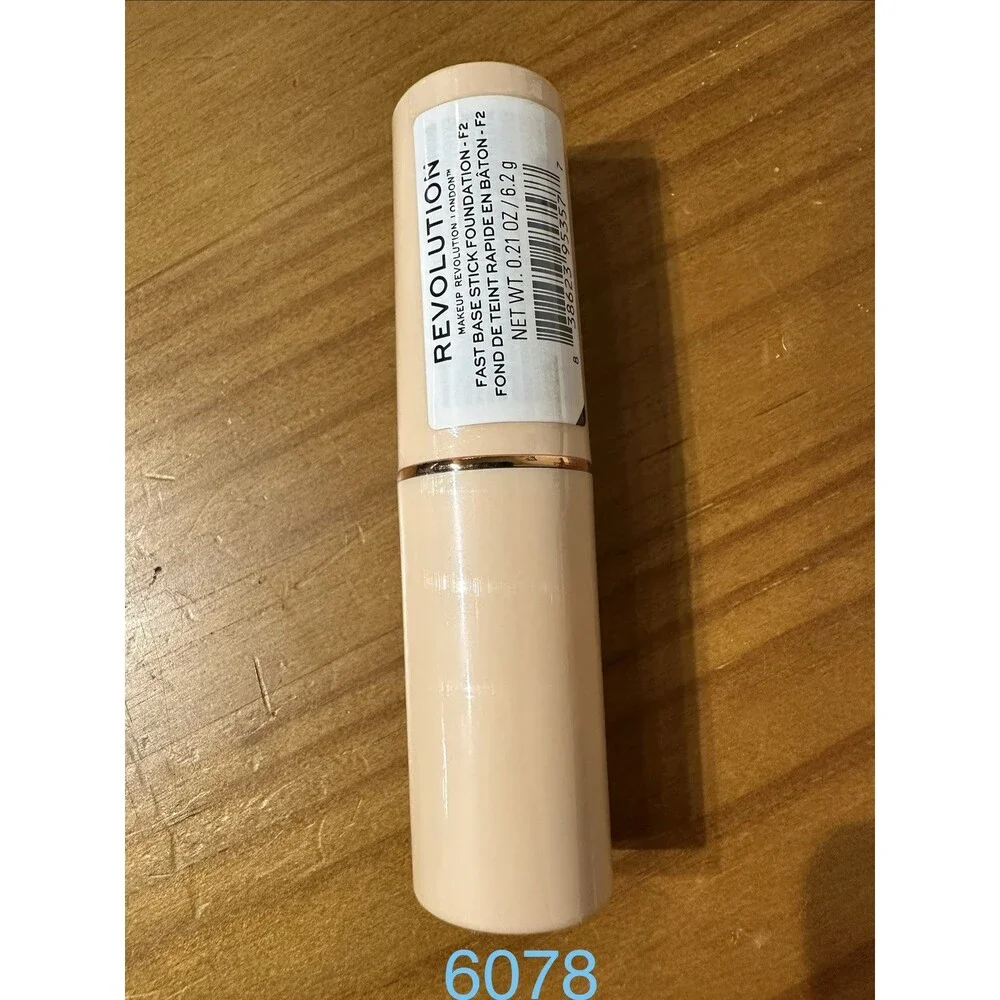 Makeup Revolution Fast Base Stick Foundation F2 3Pc Lot New